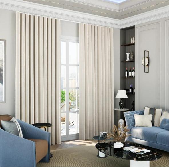 ستائر ويفي خط واحد بلاك اوت - 250x250 سم - بيج